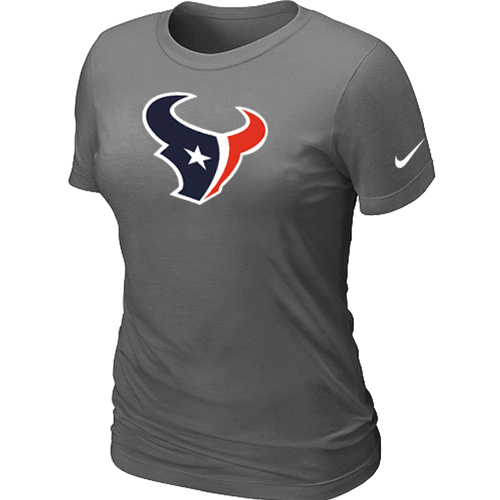 Nike Houston Texans Women's Legend Logo Dri-FIT NFL T-Shirt - Dark Grey